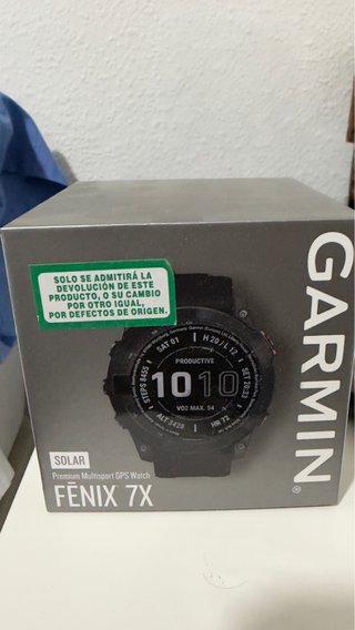 Reloj Garmin Fenix 7x Solar Negro