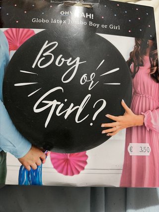 Globo Jumbo Boy or Girl?