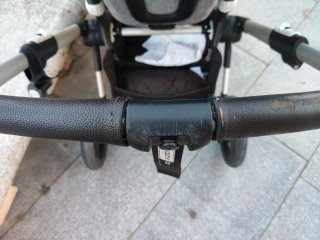 Bugaboo Fox Gris con Capota Azul