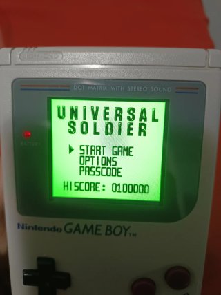 Universal Soldier y top ranking tennis Game Boy