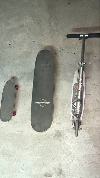Monopatín y patinete