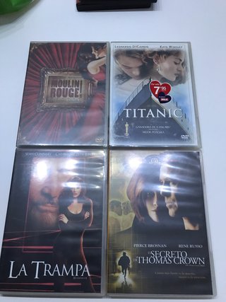 Lote 4 Películas DVD a 3€ unidad
