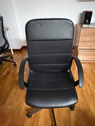 Silla de oficina escritorio negra