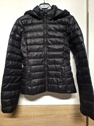 Cazadora Plumas Extraligera Negra Talla XS