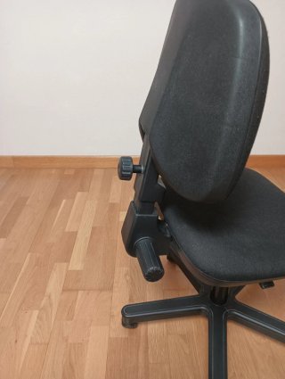 Silla de escritorio infantil negra