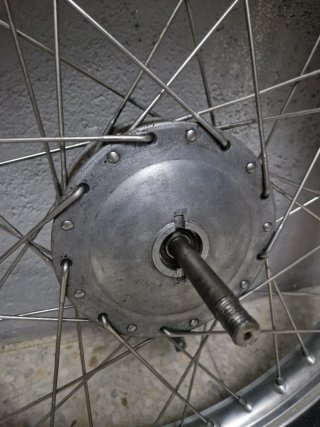 Rueda Delantera Moto Clasica