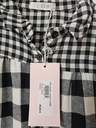 Vestido midi de algodón de la marca LÖP