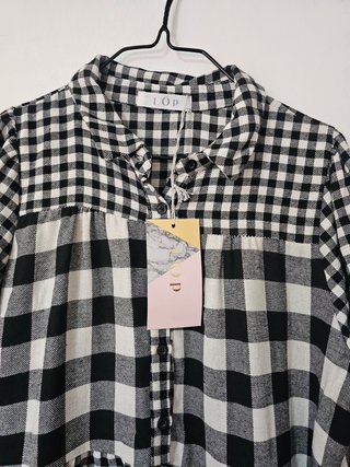 Vestido midi de algodón de la marca LÖP