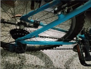 Bicicleta azul