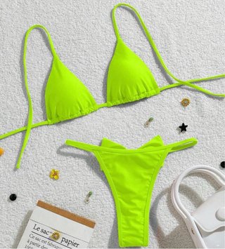 Bikini neón verde