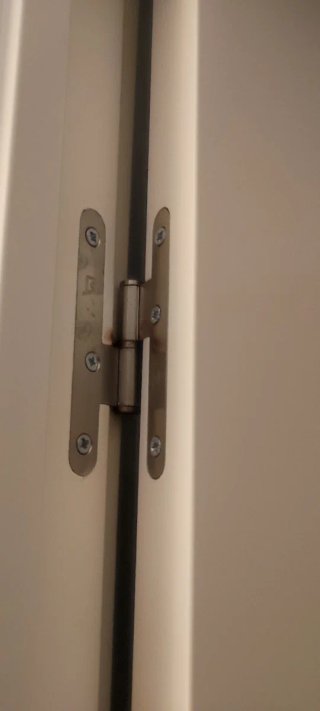 Puerta Lacada Blanca con Cristal Opaco