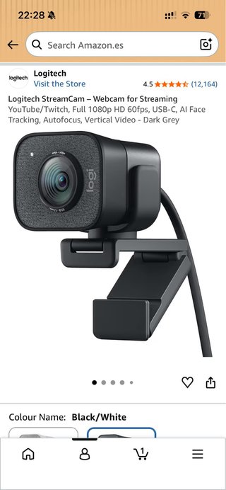 Webcam Logitech StreamCam