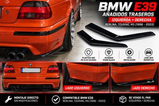 Añadidos traseros para BMW E39