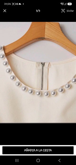 Conjunto Dos Piezas Blanco Talla XS 34 y 36
