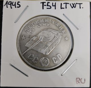 🇷🇺 3 MONEDAS CONMEMORATIVAS TANQUES URSS