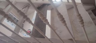 3 Tramos de Baranda de Hierro Blanca