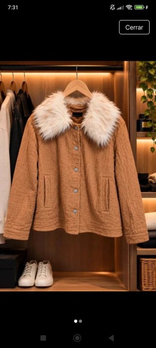 Abrigo Forever 21 Marrón Talla XL