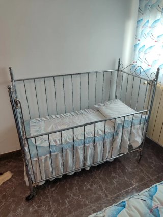 Edredón para Cuna Azul y Blanco