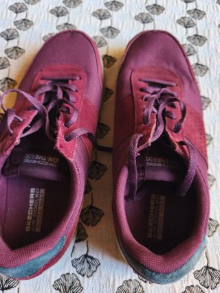 Deportivas Skechers Moradas