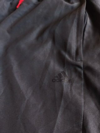 Pantalón de Chándal Adidas Gris y Rojo