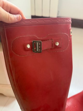 Botas de agua Hunter rojas