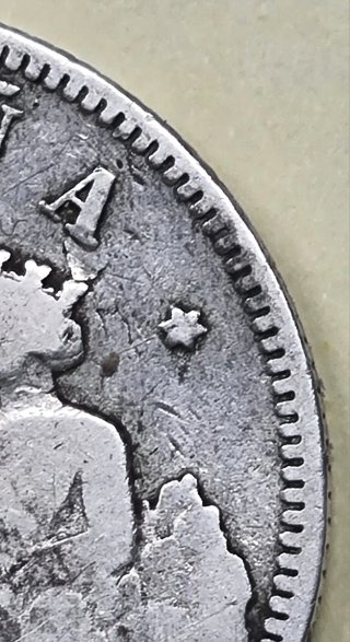 Moneda 2 pesetas 1870 plata