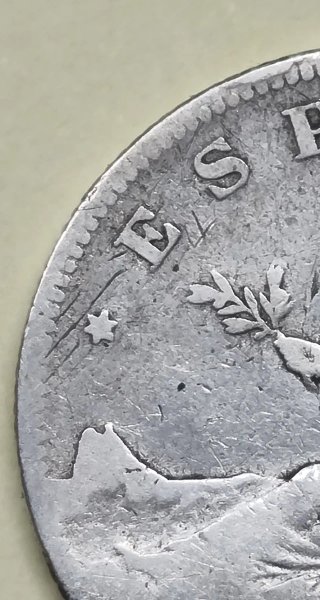 Moneda 2 pesetas 1870 plata