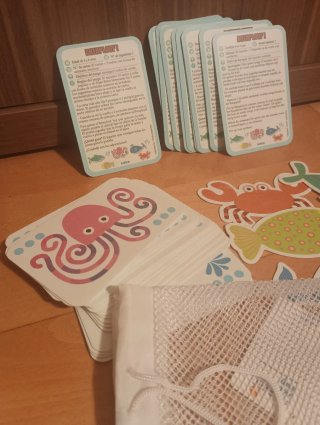 Juego de cartas acuático Bataplouf! Djeco