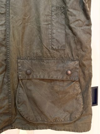 Barbour Border Verde Oliva C46/117 Vintage