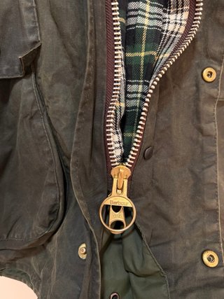 Barbour Border Verde Oliva C46/117 Vintage