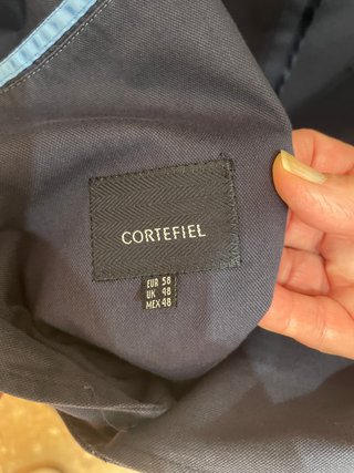 Americana Azul Cortefiel