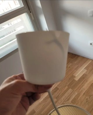 Lámpara de techo colgante beige nueva