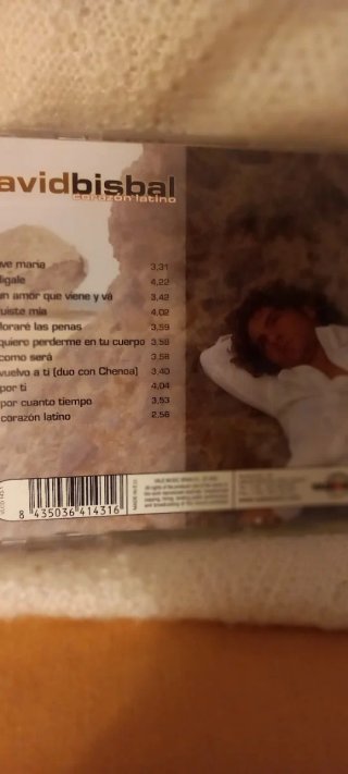 CD original David Bisbal - Corazón Latino