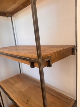 Preciosa Estantería Madera y Metal