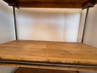 Preciosa Estantería Madera y Metal