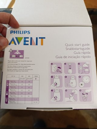 Calientabiberones Philips Avent con caja