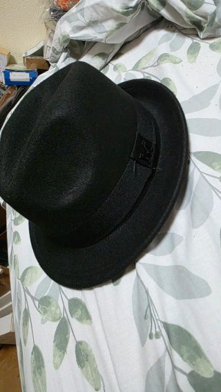 Sombrero Estilo Jazz de copa Pequeña Negro