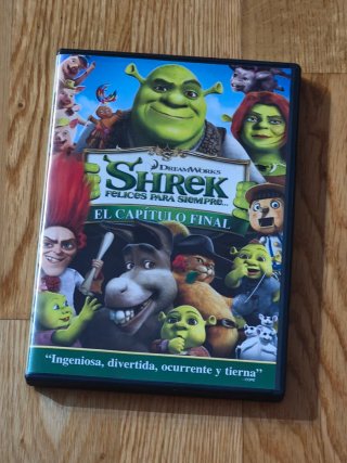 DVD Shrek 1 y Shrek Felices para Siempre