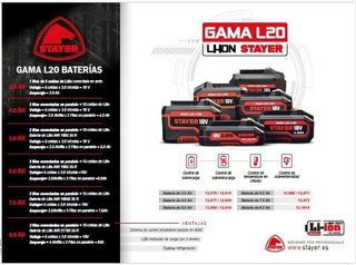 Set STAYER, Martillo, Taladro y Amoladora