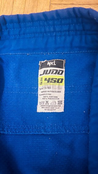 Kimono de Judo NKL Azul Talla 160
