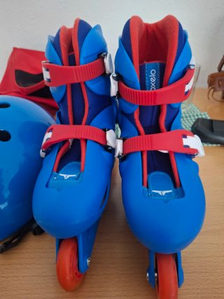 Patines infantiles con set de protecciones