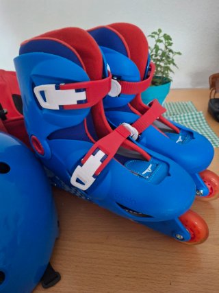 Patines infantiles con set de protecciones