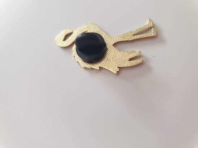 Pin Flamenco Rosa y Dorado