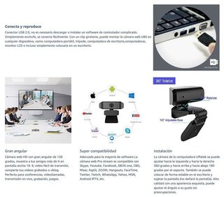 WebCam 2K 1400p con Micrófono · Nueva a estrenar