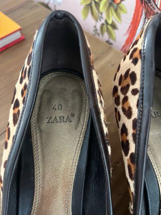 Zapatos Zara estampado leopardo