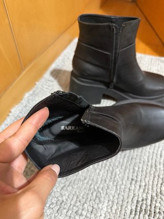 Botas negras con plataforma