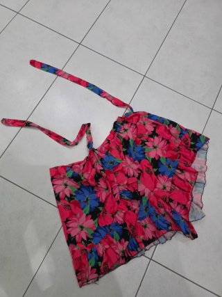 Shorts/Pareo Floreale Taglia Unica