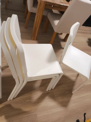 4 Sillas Ikea Blancas