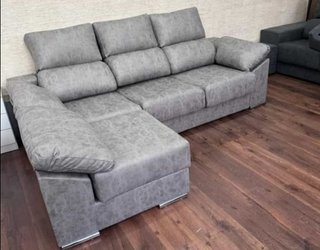 Sofá con chaise longue nuevo, precio de fábrica