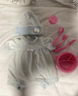 Conjunto Ropa y Accesorios Muñeco Bebé